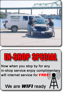 coupon for free windshield wipers with any in shop windshield replacement